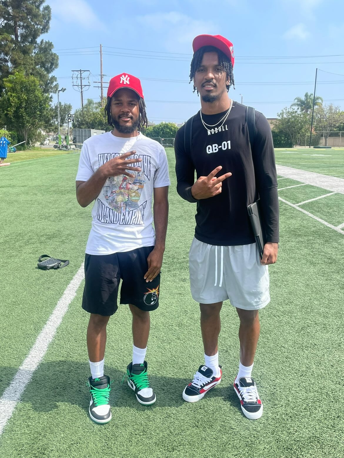 Jayden Daniels and Jerrion Gilmore