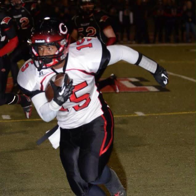 Dvonte Mckneely when he played Receiver at Corona Centennial 